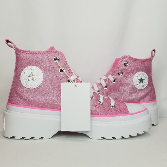 Converse Women's CTAS Lugged Lift Hi Tops Women's Size 7 Oops Pink A05230C NWT - Picture 3 of 9